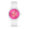 Ice-Watch - Ice Solar Power Coral Reef - Montre Blanche pour Femme avec Bracelet en Silicone - 019031 (Small)