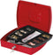 Q-CONNECT geldkoffer, 325 x 235 x 85 mm, rood