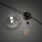 Konstsmide® 2395-800 - Snoerverlichting - 10 PowerLED globes ø10cm - extra warmwit - dimbaar - verlengbaar tot 40m