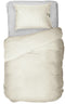 Kayori Elin - Dekbedovertrek Katoensatijn 140x200-220 cm - Luxe en zacht - Offwhite