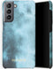 Selencia Hoesje Geschikt voor Samsung Galaxy S21 Hoesje - Selencia Maya Fashion Backcover - blauw
