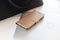 Mobiparts Galaxy S8 - Wallet Case - Saffiano motief - Bruin