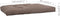 vidaXL - Palletkussen - 120x80x12 - cm - stof - taupe