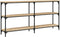 vidaXL - Wandtafel - 150x29x75 - cm - bewerkt - hout - sonoma - eikenkleurig