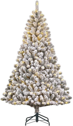 Black Box Trees Kunstkerstboom Charlton - 76x76x120 cm - PVC - Besneeuwd,Groen