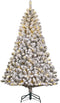 Black Box Trees Kunstkerstboom Charlton - 76x76x120 cm - PVC - Besneeuwd,Groen