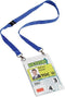 Badge durable evenementen a6 koord blauw 10st