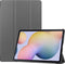 imoshion Tablet Hoes - Geschikt voor Samsung Galaxy Tab S8 Plus / Galaxy Tab S7 Plus / Galaxy Tab S7 FE - Trifold Bookcase - Grijs