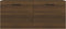 vidaXL - Wandkast - 80x35x36,5 - cm - bewerkt - hout - bruineikenkleurig