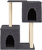 vidaXL - Kattenmeubel - met - sisal - krabpalen - 86 - cm - donkergrijs