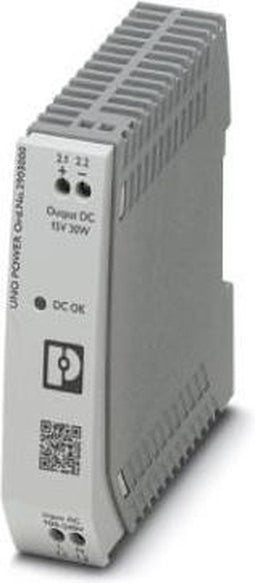 Phoenix Contact UNO-PS/1AC/15DC/30W - Voeding - 15 V DC / 30 W - Railmontage