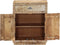 vidaXL - Dressoir - 60x30x75 - cm - massief - mangohout