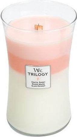 WoodWick Hourglass Large Trilogy Geurkaars - Island Getaway