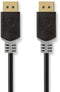 Nedis CCBW38010AT20 - DisplayPort 2.1 Kabel - 200cm - Antraciet