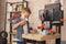 Smoby Black & Decker Mega Center - Speelgoedwerkbank met 6 gereedschappen - Kleur Mega Center