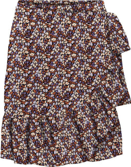 ONLY ONLNOVA LIFE MERLE SHORT SKIRT AOP WVN - Dames Rok - Overslag - All-over print - Maat XS