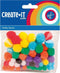 Knutselset Create It - Pompoms 78 Stuks
