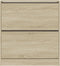 Schoenenkast 80x21x87,5 cm bewerkt hout sonoma eikenkleurig