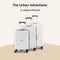 SKYCASES Urban Adventurer - Kofferset - 3-delig - Cijferslot - 232L - Lichtgewicht - Wit