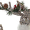 Kerstversiering DKD Home Decor Rendier vlechtwerk (33 x 14 x 60 cm)