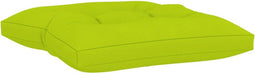 vidaXL - Palletkussen - stof - heldergroen
