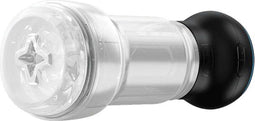 Kiiroo - Feel Pocket Stroker Crystal en Powerblow Combo - Zwart/Transparant