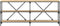 vidaXL - Wandtafel - 180x30x75 - cm - bewerkt - hout - en - ijzer - sonoma - eikenkleur