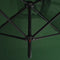 vidaXL - Parasol - dubbel - met - stalen - paal - 600x300 - cm - bordeauxrood