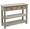 J-Line console 2 Laden - hout - grijs