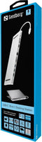 Sandberg 136-31 - USB-C Docking Station - 10-in-1 met 4K HDMI en 1Gbps Ethernet