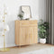vidaXL - Dressoir - 69,5x34x90 - cm - bewerkt - hout - sonoma - eikenkleurig