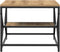 vidaXL - Salontafel - met - Plank, - Artisan - Eiken, - 51x50x40 - cm, - Gemaakt - van - Gelaagd - Hout