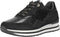 Gabor 76.524.97 - Dames Sneakers - Suède - H-leest - Zwart - Maat 39