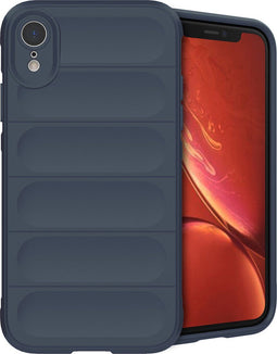 imoshion Hoesje - Geschikt voor iPhone Xr - EasyGrip Backcover - Donkerblauw