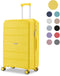 SKYCASES Urban Adventurer - Grote Reiskoffer - 110L - Cijferslot - 49x30x75cm - Geel