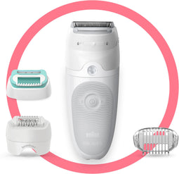 Braun Silk-épil 5-625 - Epilator - 28 pincetten - Wit/Grijs