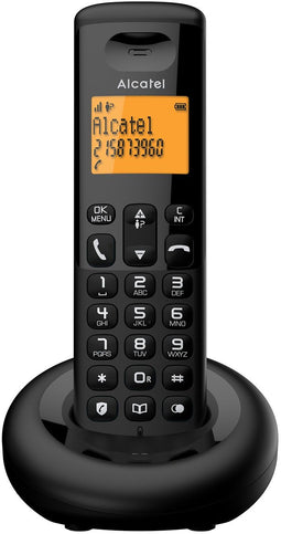 Alcatel E160 - Dect-telefoon - 2 handsets met agenda en nummerherkenning - zwart