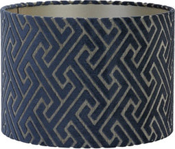 D - Light & Living - Lampenkap MAZE - Ø20x15cm - Blauw