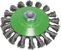 M14 KEGELBORSTEL 115 VLECHT 0.35 INOX