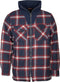 Life Line Peter Gevoerde Flanel Vest Heren Zwart/rood/wit Maat M