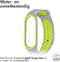 iMoshion Bandje Geschikt voor Xiaomi Mi Band 5 / 6 / Lime - iMoshion Siliconen sport band met inkliksysteem ronde drukknoop - Grijs