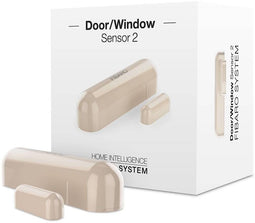 Fibaro Door/Window Sensor 2 - Deur/raam sensor - Temperatuurmeting en tamper protectie - Crème