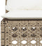 vidaXL - Tuinbank - zonder - armleuning - met - kussens - poly - rattan - beige