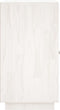 vidaXL - Dressoir - 65,5x40x75 - cm - massief - grenenhout - wit