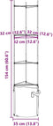 vidaXL - Tomatenkooien - met - plantenzak - 8 - st - 154 - cm - staal - en - polypropeen