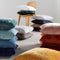 Dutch Decor SKY - Sierkussen velvet 45x45 cm - Pumice Stone - beige - Inclusief binnenkussen
