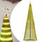 vidaXL - LED-kerstboom - 475 - LEDs - warm - wit - 247 - cm