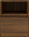 vidaXL - Nachtkastjes - 2 - st - 40x40x50 - cm - bewerkt - hout - bruin - eikenkleur