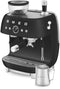 Smeg EGF03BLMEU - Espressomachine - Geïntegreerde bonenmaler 15 bar - Zwart