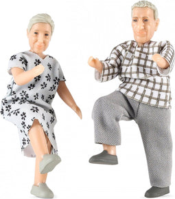 Lundby Poppenhuisfiguren opa & oma 'Jamie'.